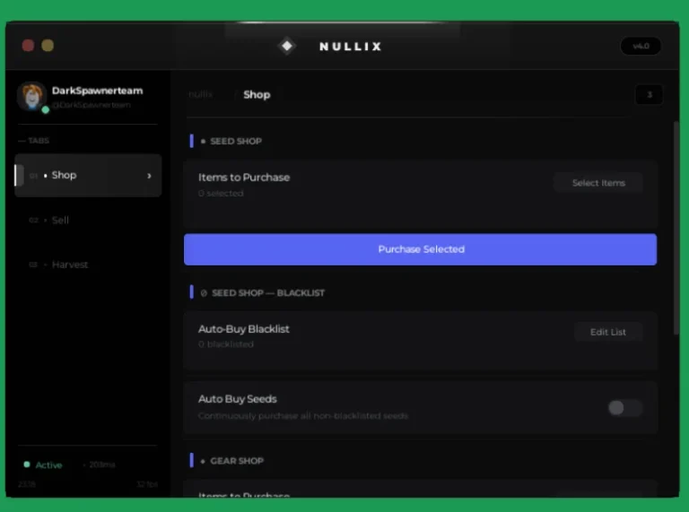 NULLIX Hub – Garden Horizons Script No Key